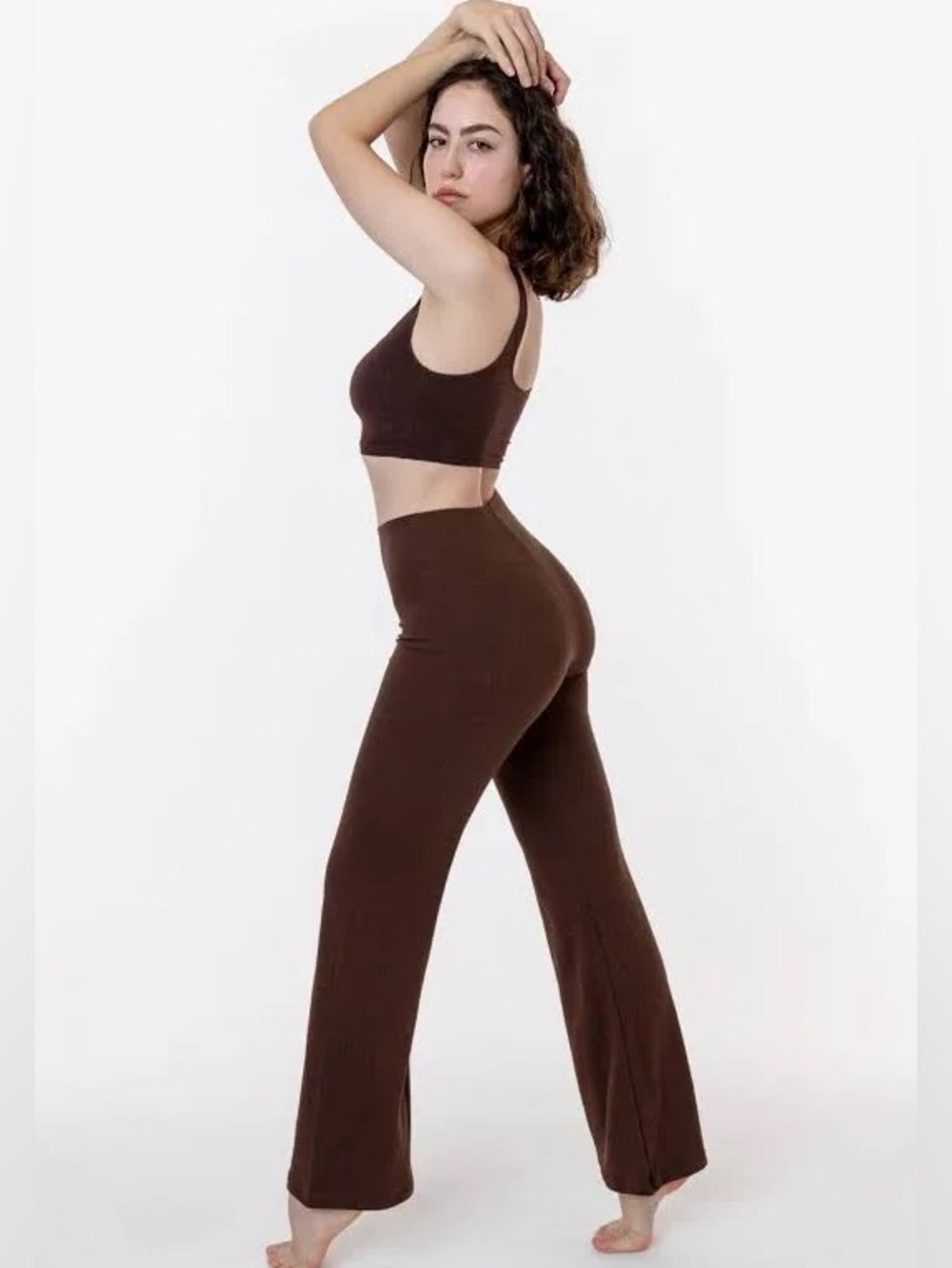 Los Angeles apparel ponte flared leggings